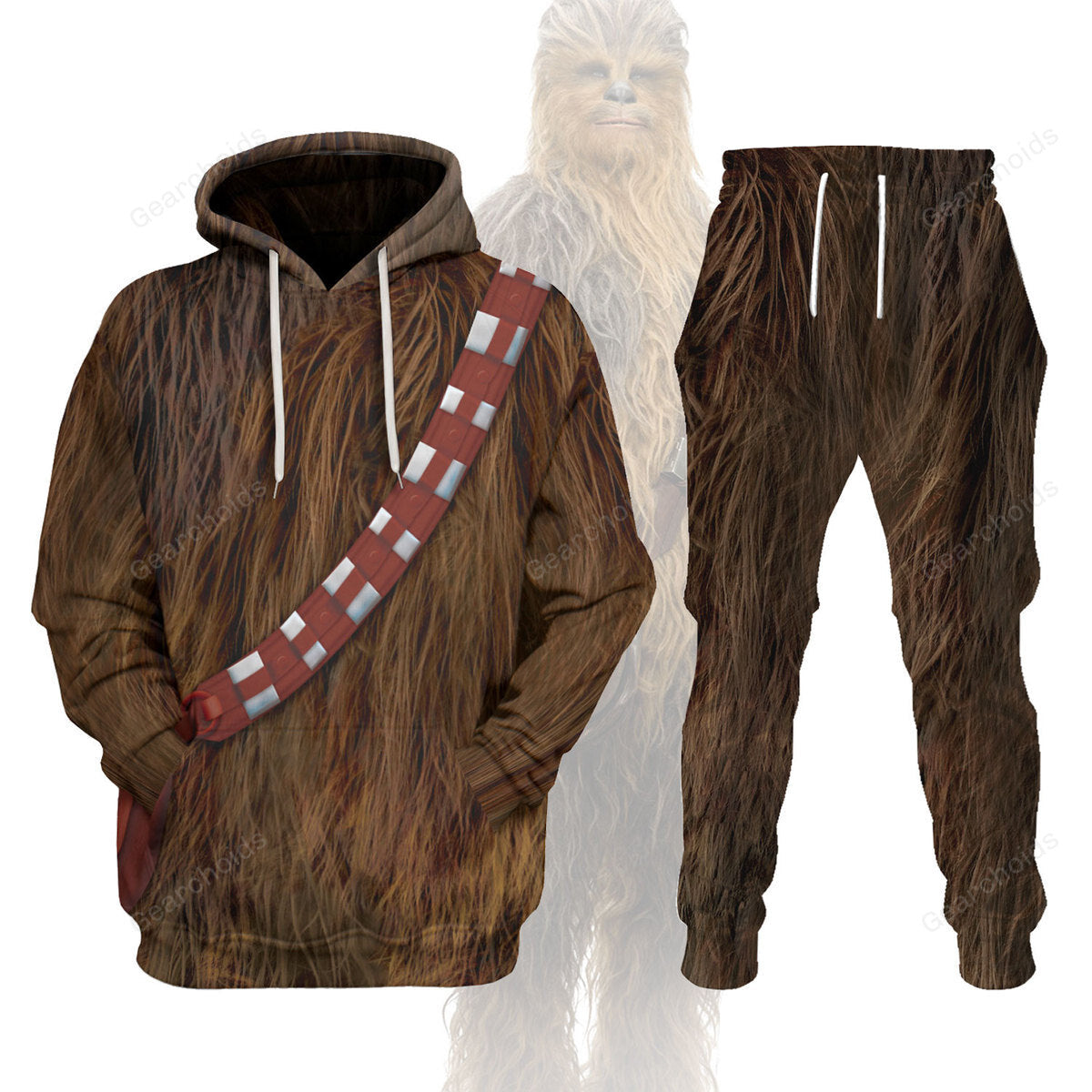 Star Wars Chewbacca Costume Hoodie Sweatshirt Sweatpants SWHS71