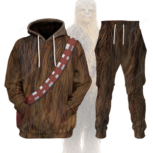 Star Wars Chewbacca Costume Hoodie Sweatshirt Sweatpants SWHS71