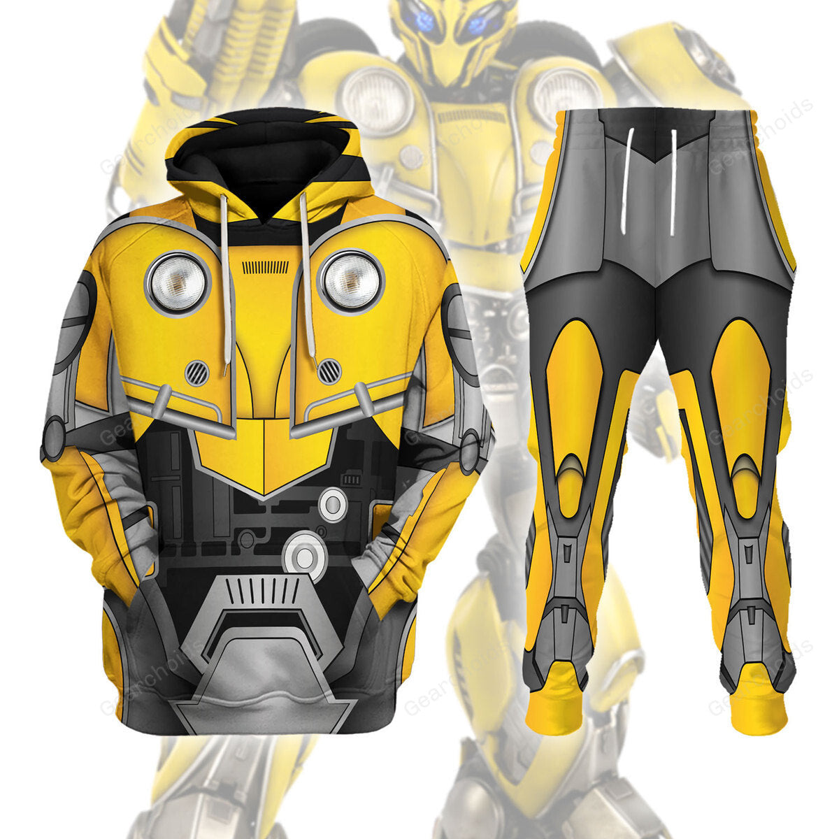 Transformers  Bumblebee - For Men And Women - Costume Cosplay Hoodie Sweatshirt Sweatpants