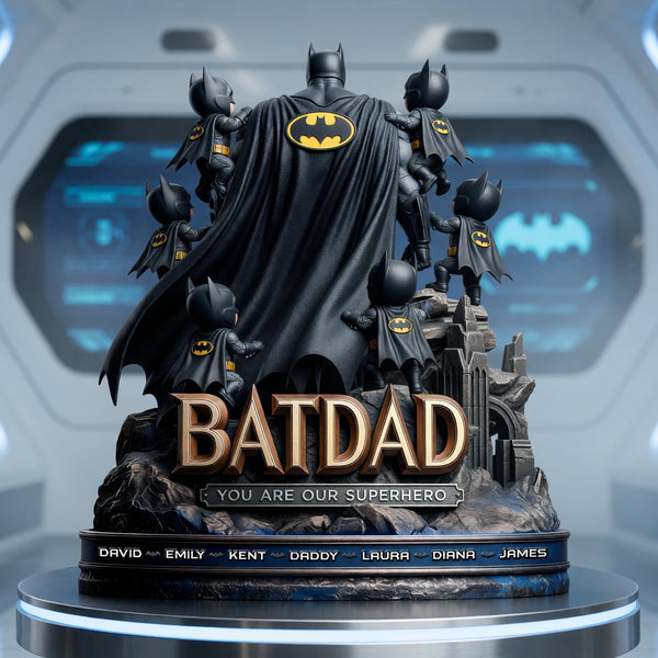 Shadow Dad You Are Super Hero - Personalized Acrylic Plaque - Gift For Father's Day, Movie Fans NL122 