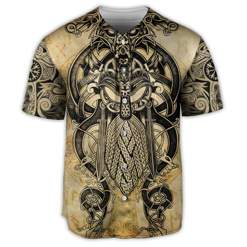 Viking Warrior Blood Pattern Cool Style - Baseball Jersey