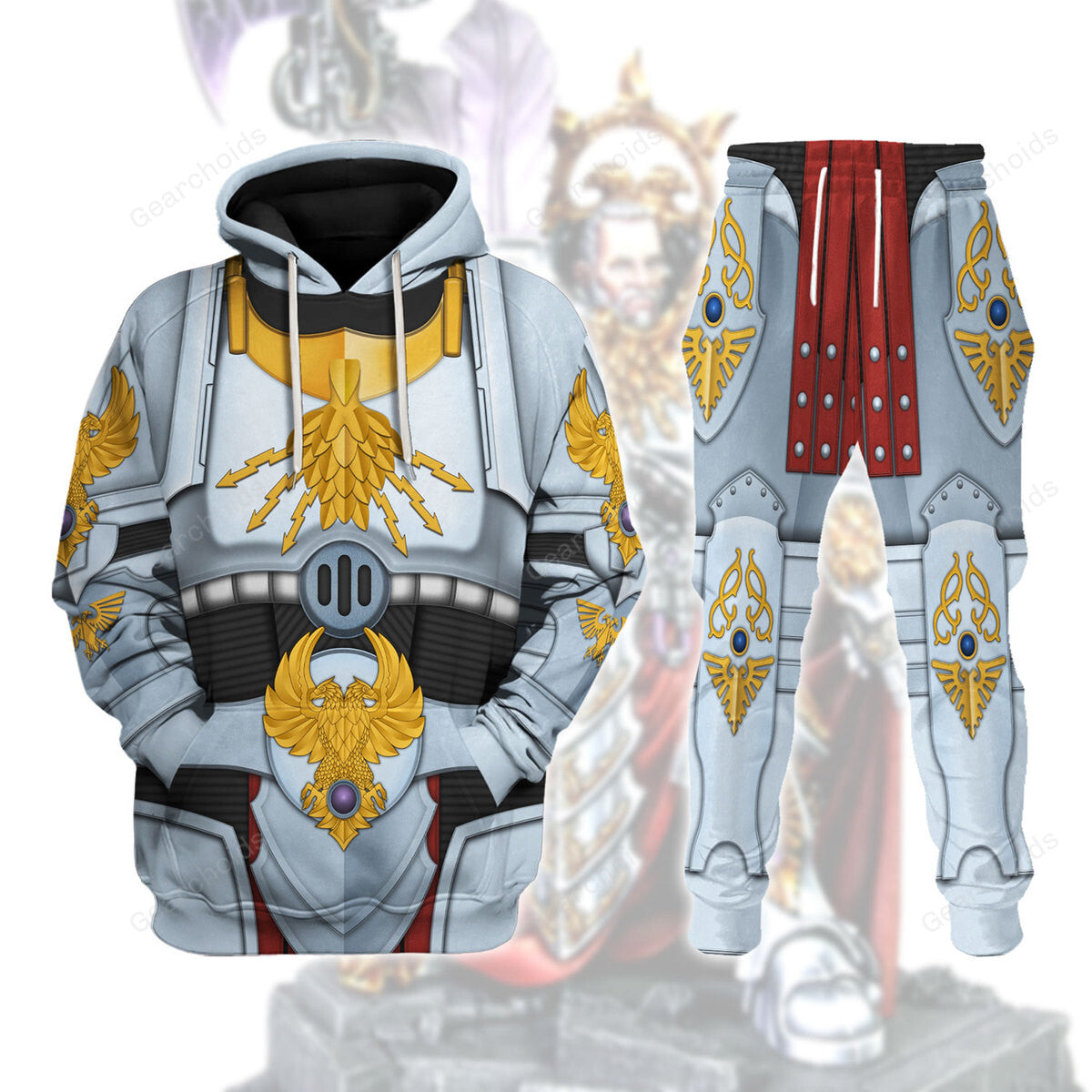 General Trajann Valoris Adeptus Custodes - Costume Cosplay Hoodie Sweatshirt Sweatpants