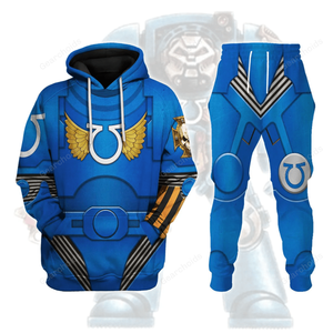 Terminator Armor Ultramarines - Costume Cosplay Hoodie Sweatshirt Sweatpants WHHS141