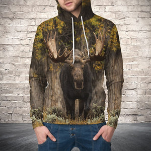 Grown Moose Hoodie For Men And Women