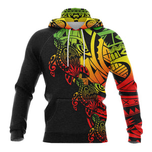 Hawaiian Turtle Hoodie For Men And Women