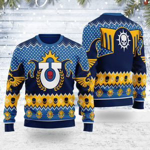 Warhammer Ultramarine Iconic - Ugly Christmas Sweater
