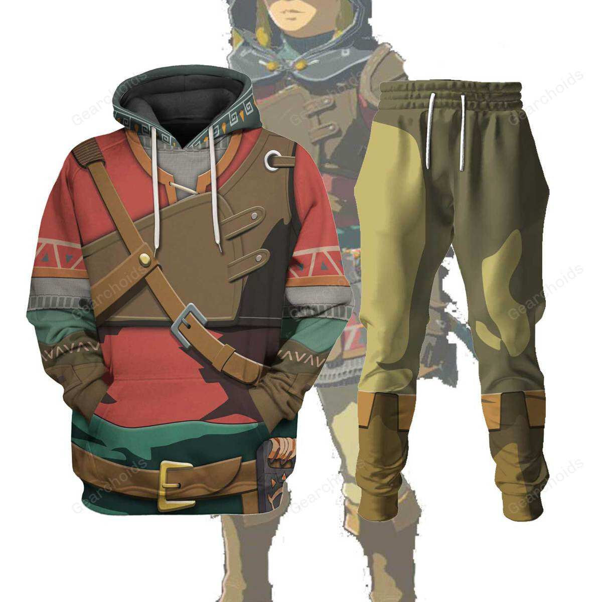 Hylian Armor Cosplay Hoodie Sweatshirt Sweatpants