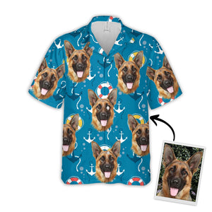 Personalized Gift For Pet Lovers  Sea Pattern Hawaiian Shirt