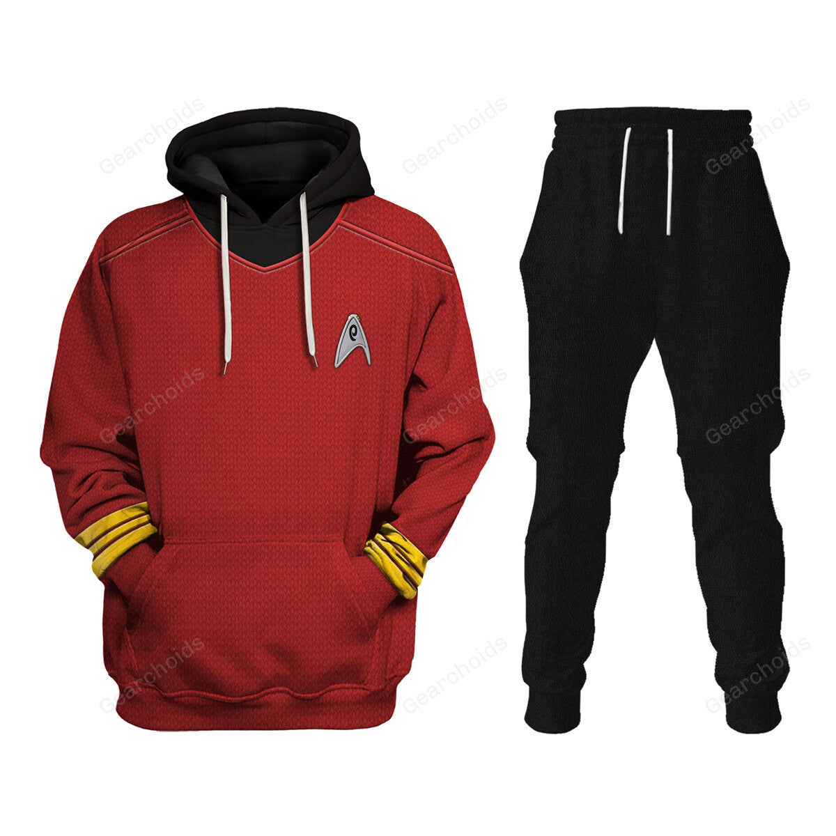 Star Trek Into Darkness Red Hoodie Sweatshirt Sweatpants