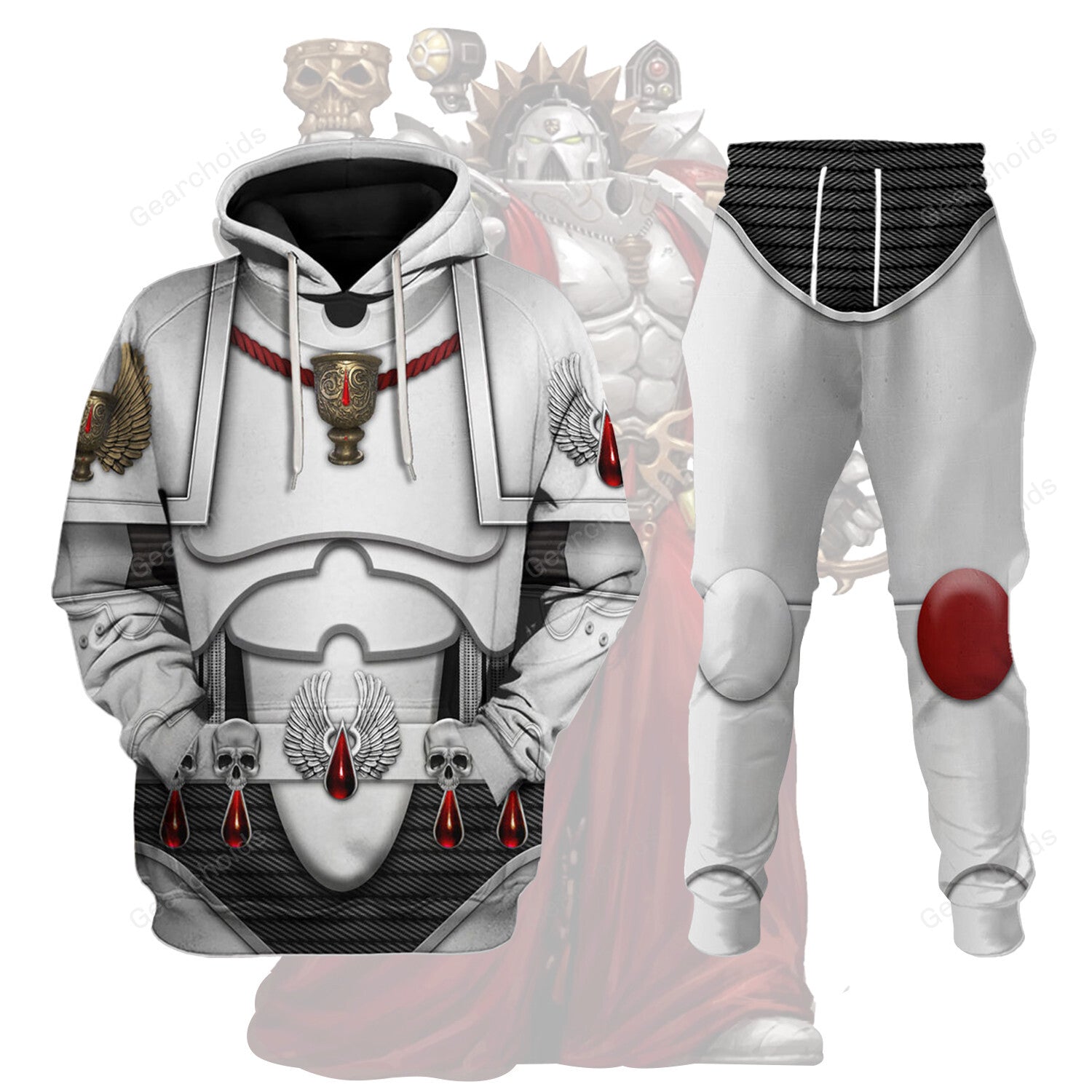 Warhammer Blood Angels Sanguinary Priests - Costume Cosplay Hoodie Sweatshirt Sweatpants