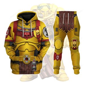 Warhammer Imperial Fists Captain - Costume Cosplay Hoodie Sweatshirt Sweatpants WHHS164