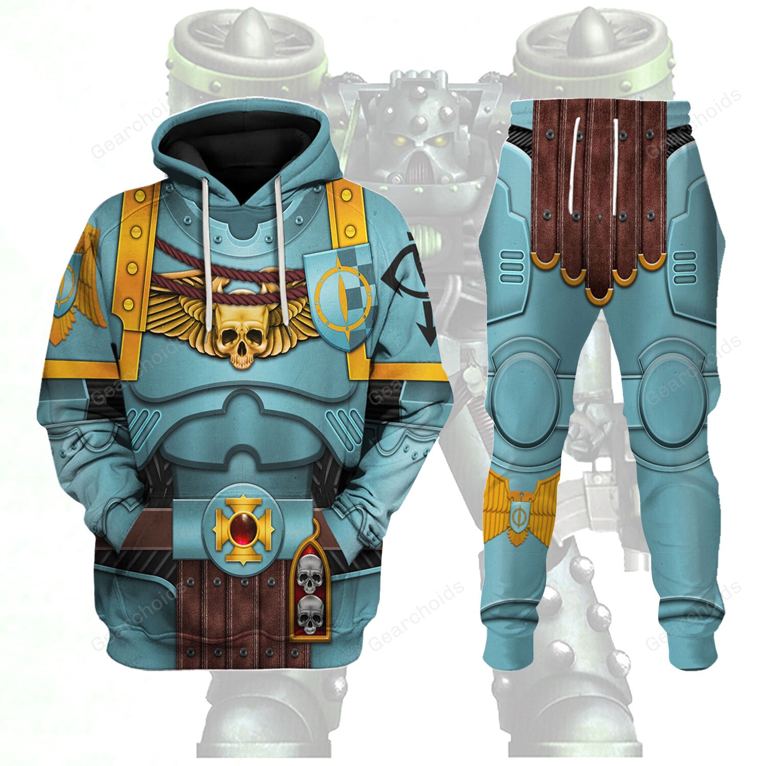 Warhammer Sons Of Horus Captain - Costume Cosplay Hoodie Sweatshirt Sweatpants