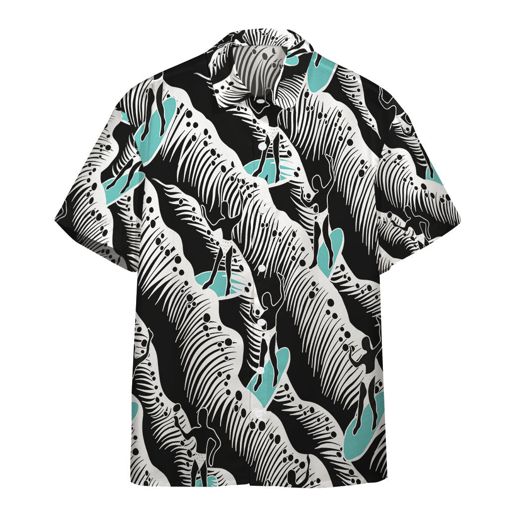 Jay Hernandez Surfer Navy Retro From The Magnum Hawaii Shirt