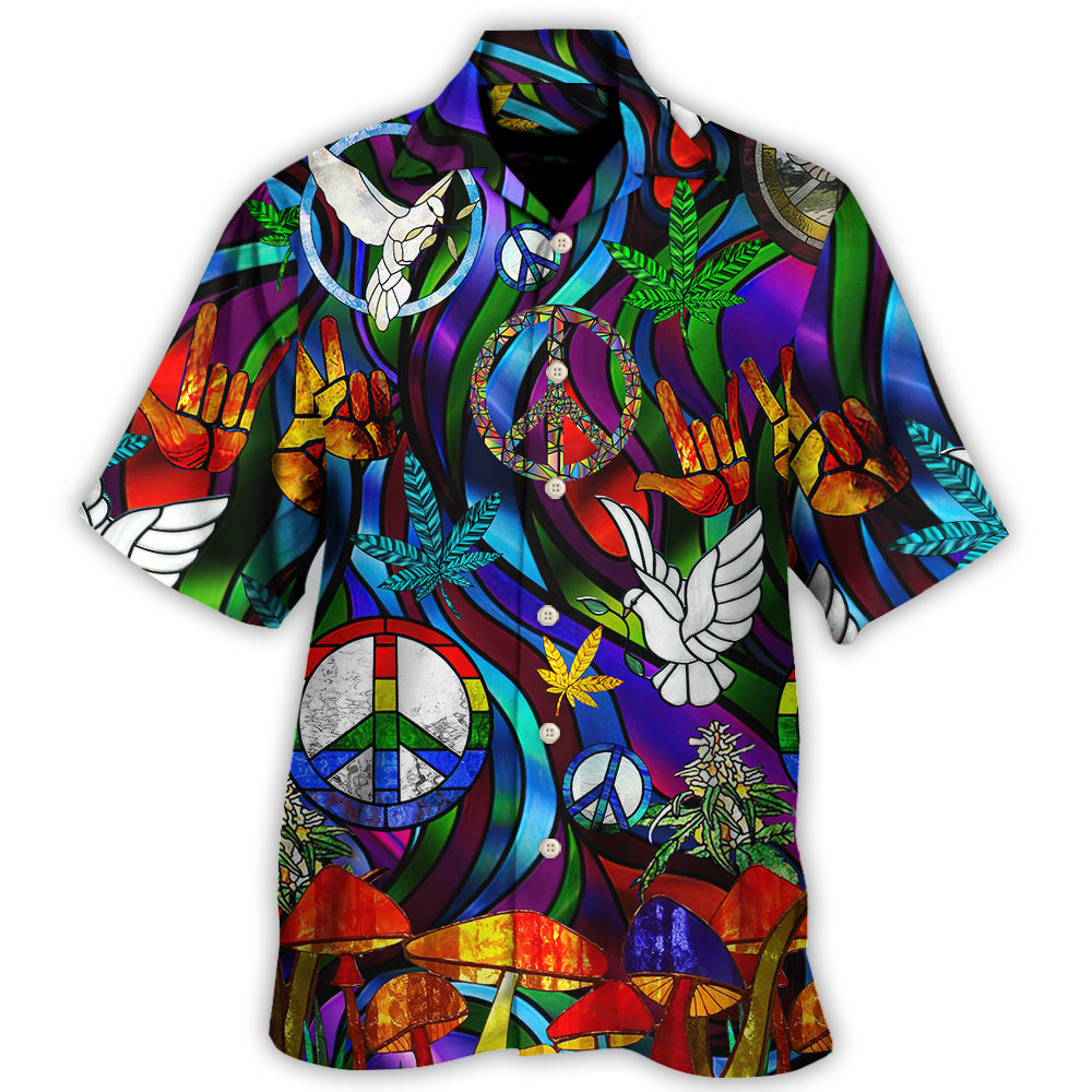 Hippie Is Peace Love Bird Life Style Hawaiian Shirt