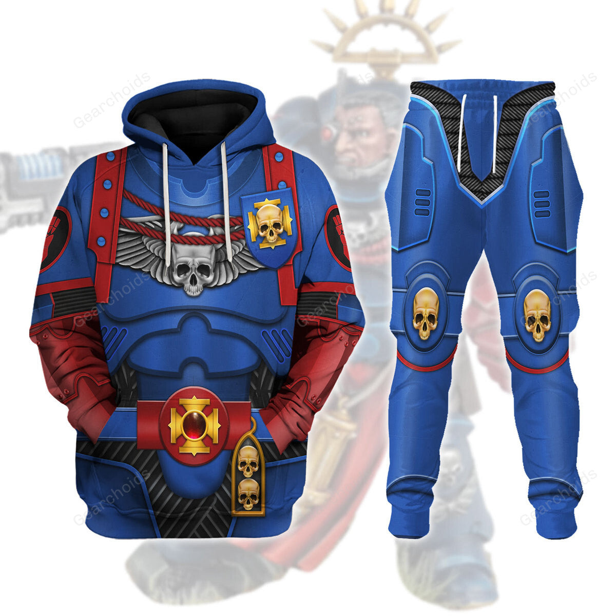 Warhammer Captain Cortez - Costume Cosplay Hoodie Sweatshirt Sweatpants