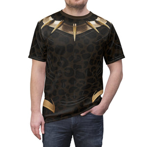 Erik Killmonger Jaguar Black Panther Costume - 3D Tshirt