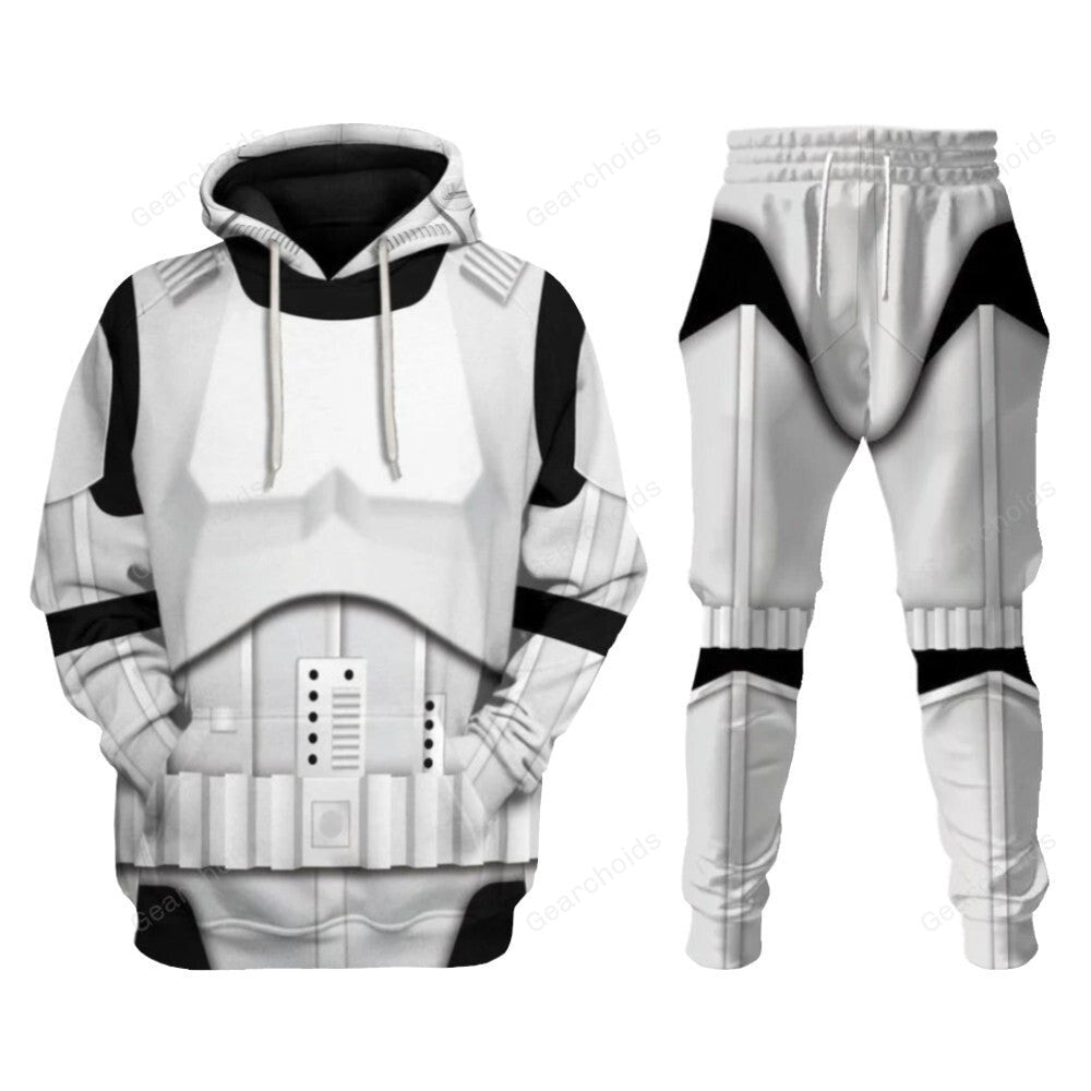 Star Wars Stormtrooper 2 Costume Hoodie Sweatshirt Sweatpants SWHS47