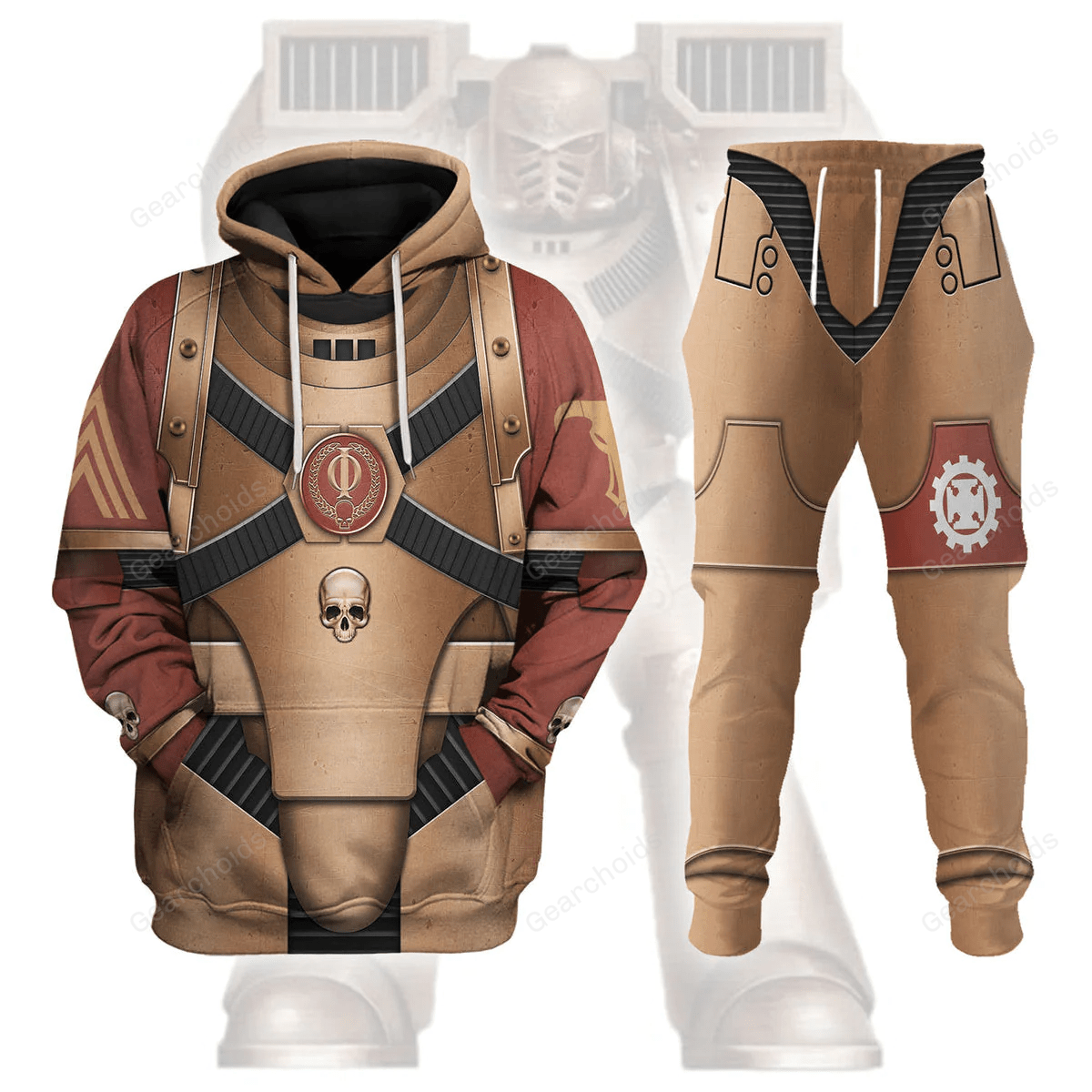 Pre-Heresy Minotaurs Marine Mark IV Armor - Costume Cosplay Hoodie Sweatshirt Sweatpants WHHS185