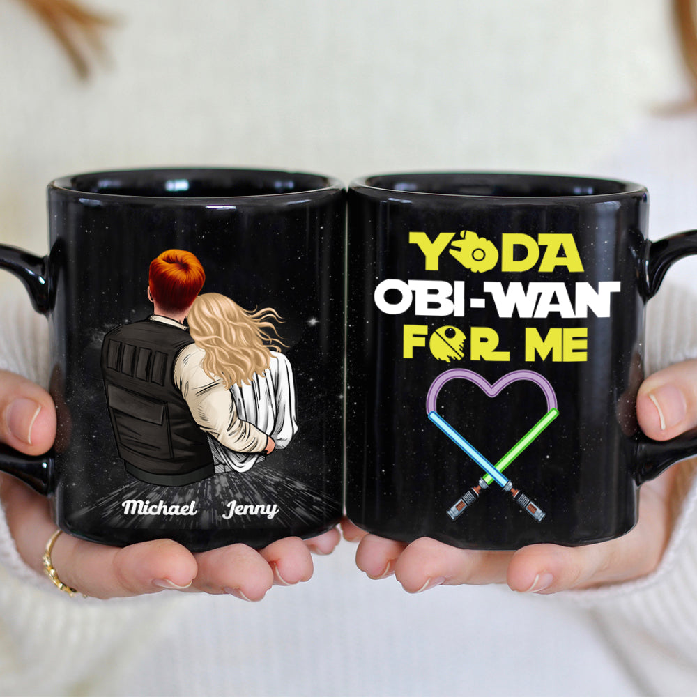 Star War Yoda Want It For Me - Personalized Ceramic Mug - Gift For Couple, Husband Wife, Anniversary, Engagement, Wedding, Marriage Gift - CL19 NA94