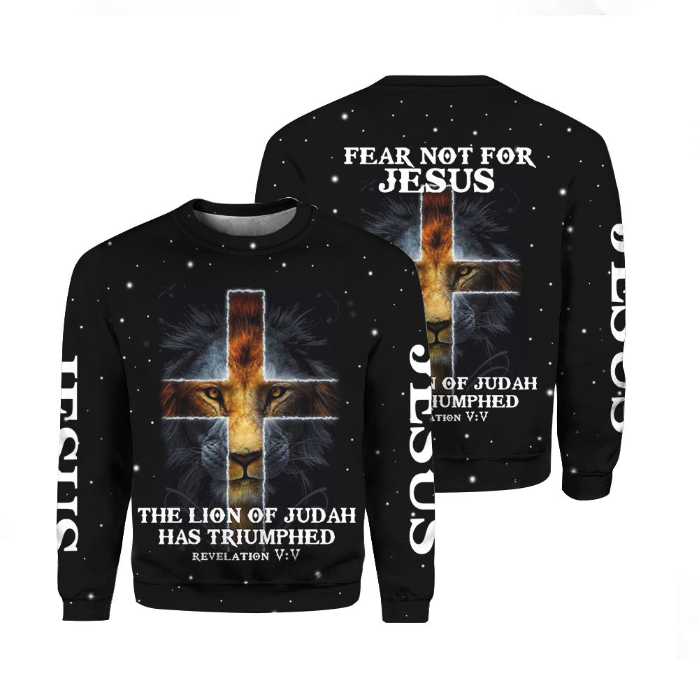 Fear Not For Jesus Crewneck Sweater For Men & Women