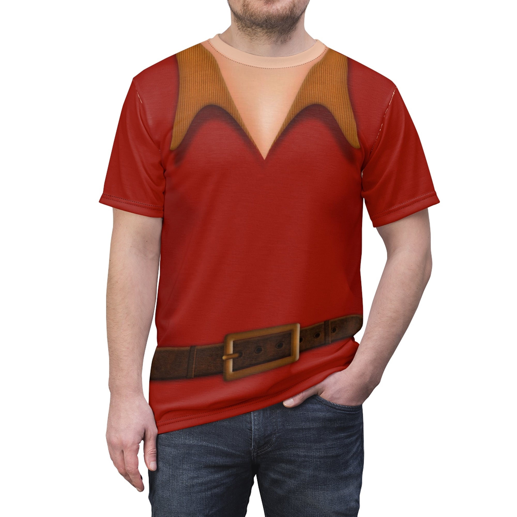 Gaston Beauty And The Beast Costume T-Shirt