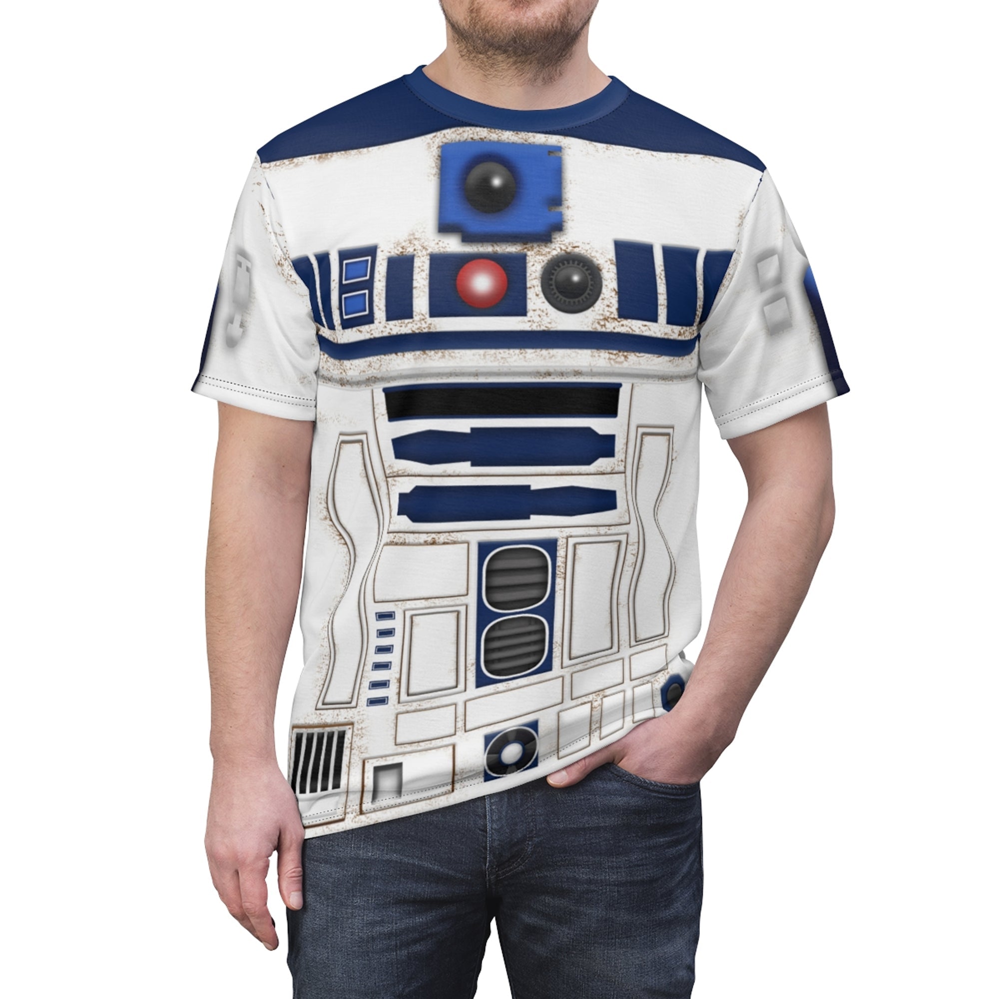R2D2 Star Wars Costume T-shirt For Men