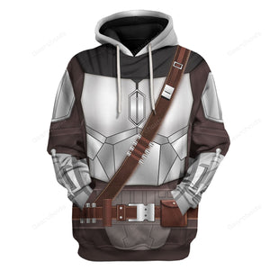 Star Wars 3D Beskar Costume Hoodie Sweatshirt Sweatpants