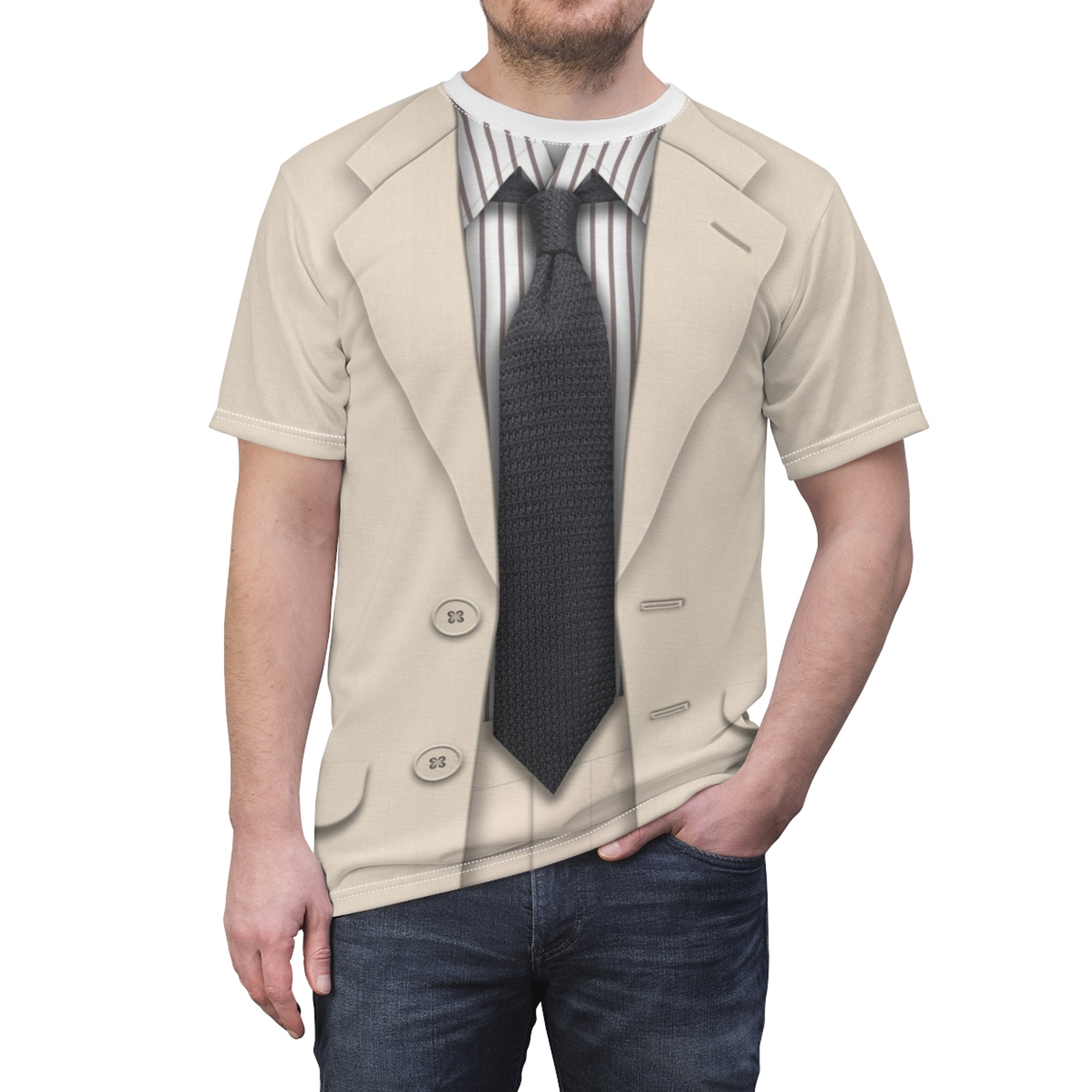 René Emile Belloq Indiana Jones Costume T-Shirt For Men