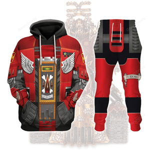 Warhammer Blood Angels Furioso Dreadnought - Costume Cosplay Hoodie Sweatshirt Sweatpants WHHS32