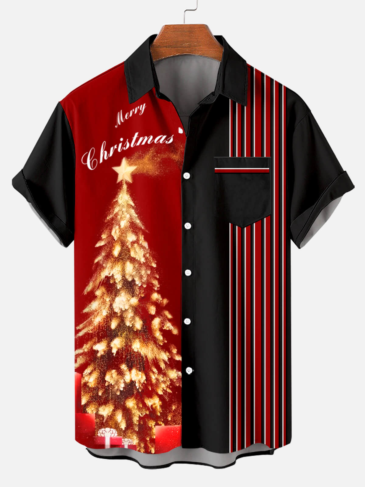 Merry Christmas Tree Twinkle Hawaiian Shirt