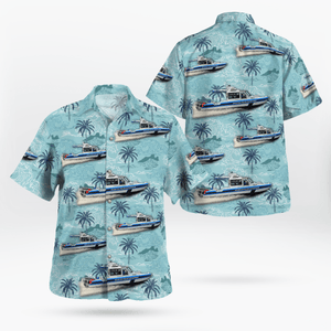 Houston Police Department Patrol Boat Hawaiian Shirt