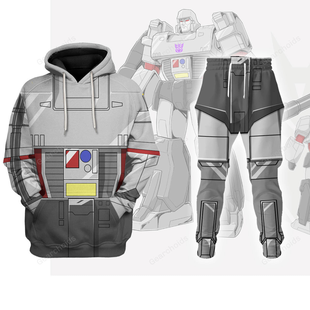 FamilyStore Transformers Megatron - Costume Cosplay Hoodie Sweatshirt Sweatpants