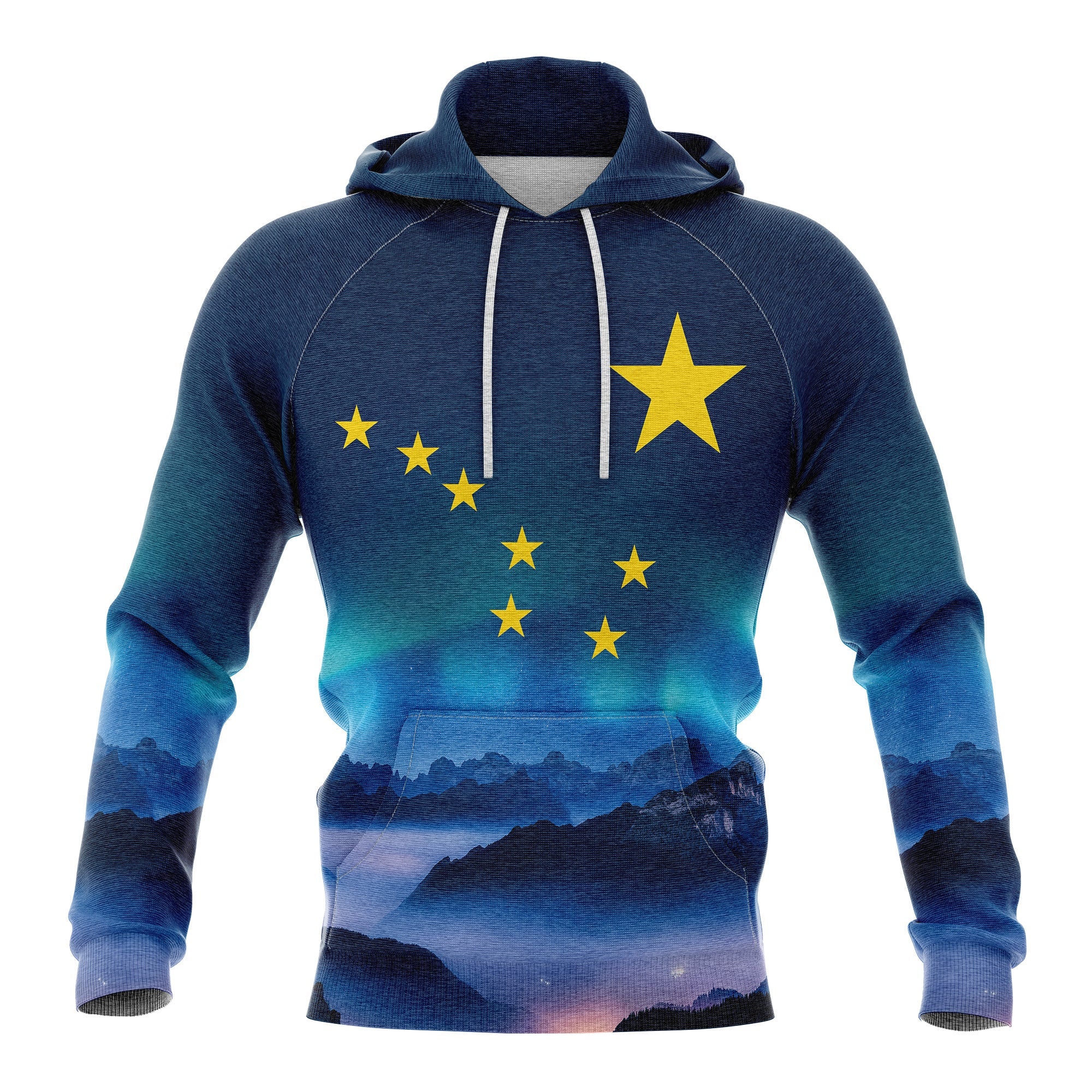 Alaska Aurora All Over Print Hoodie For Men And Women