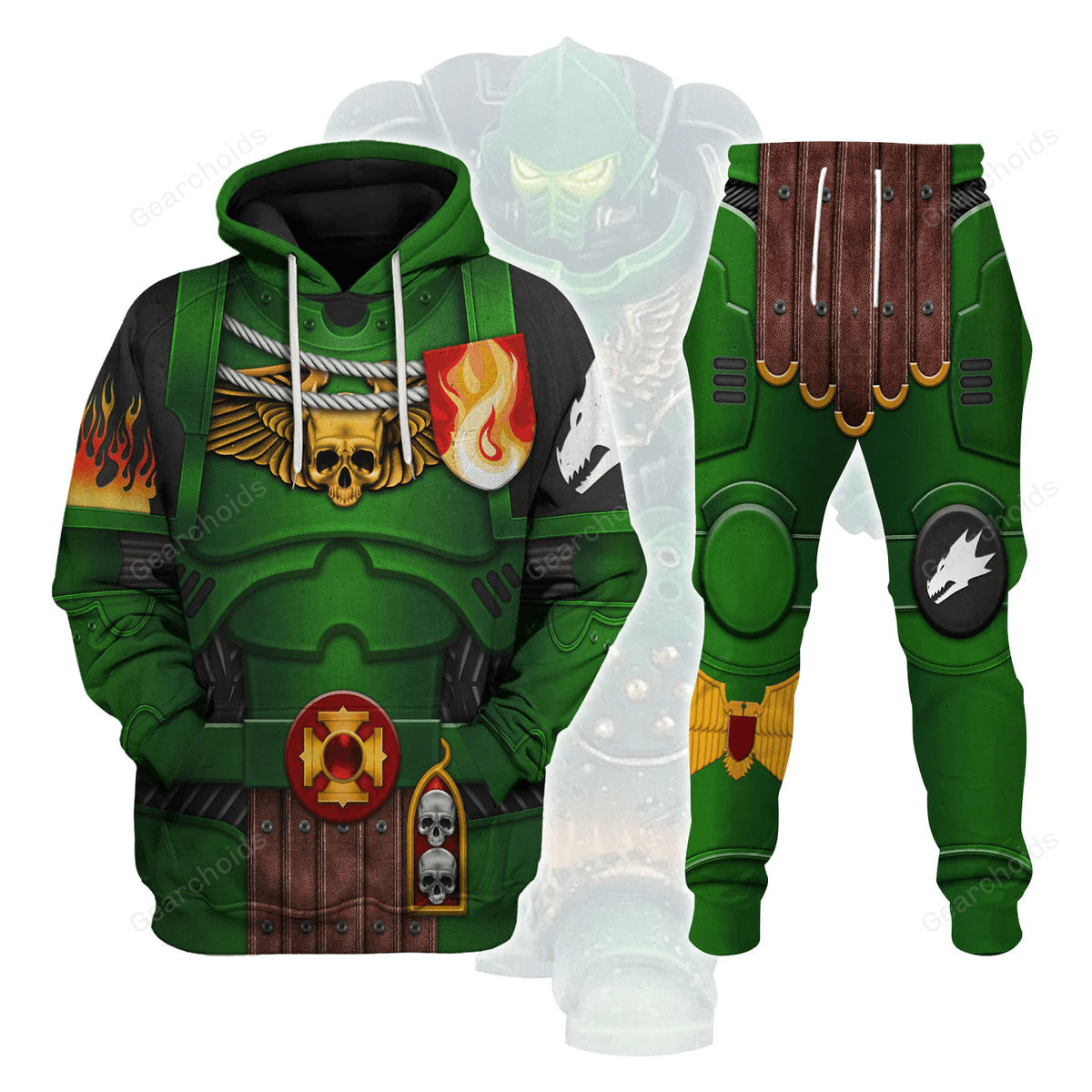 Warhammer Salamanders Captains - Costume Cosplay Hoodie Sweatshirt Swe ...