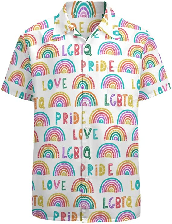 Lgbt Pride, Month Clothing, Gay Pride Apparel Hawaiian Shirt