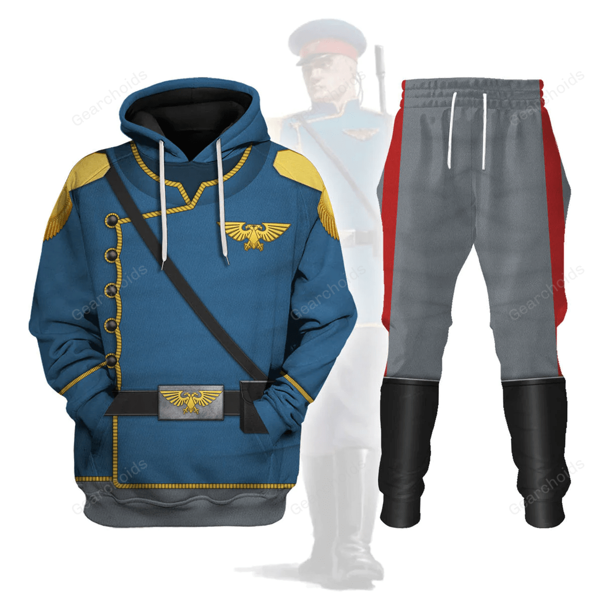 Mordian Unisex Tracksuit - Costume Cosplay Hoodie Sweatshirt Sweatpants