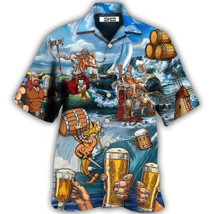 Viking Beer Style I Love It And I Drink It - Hawaiian Shirt