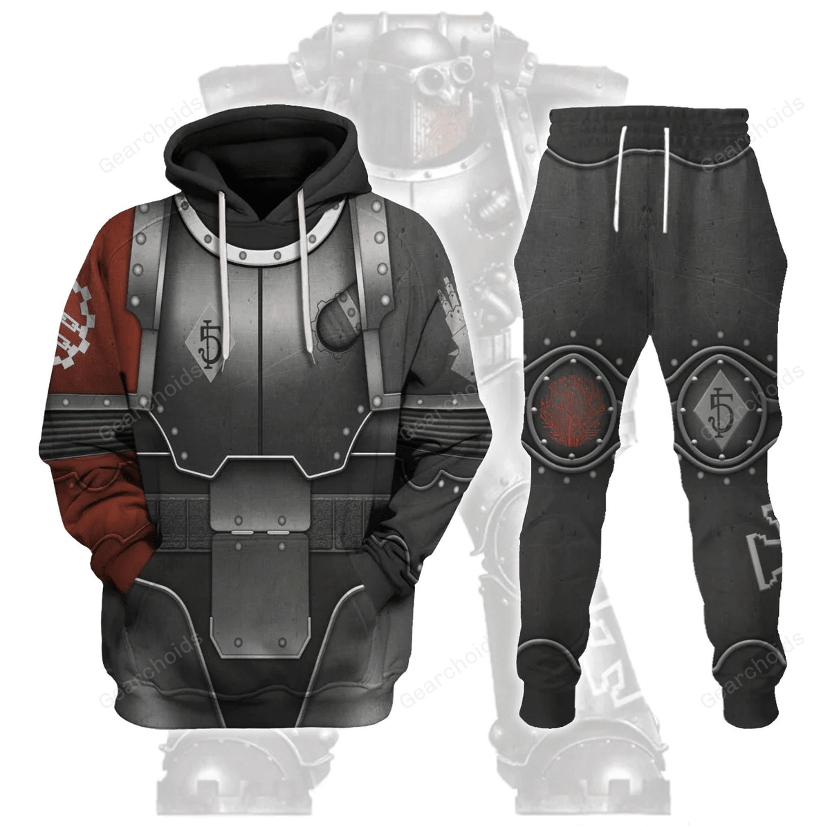 Warhammer Iron Armor In Mark III Power - Costume Cosplay Hoodie Sweatshirt Sweatpants WHHS43