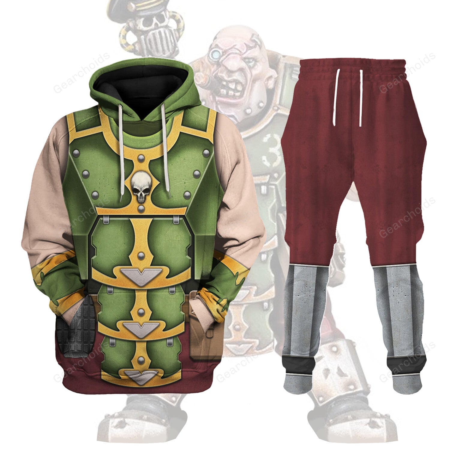 Warhammer Nork Deddog - Costume Cosplay Hoodie Sweatshirt Sweatpants WHHS57