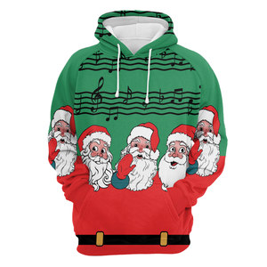 Santa Claus Singing Hoodie For Men And Women