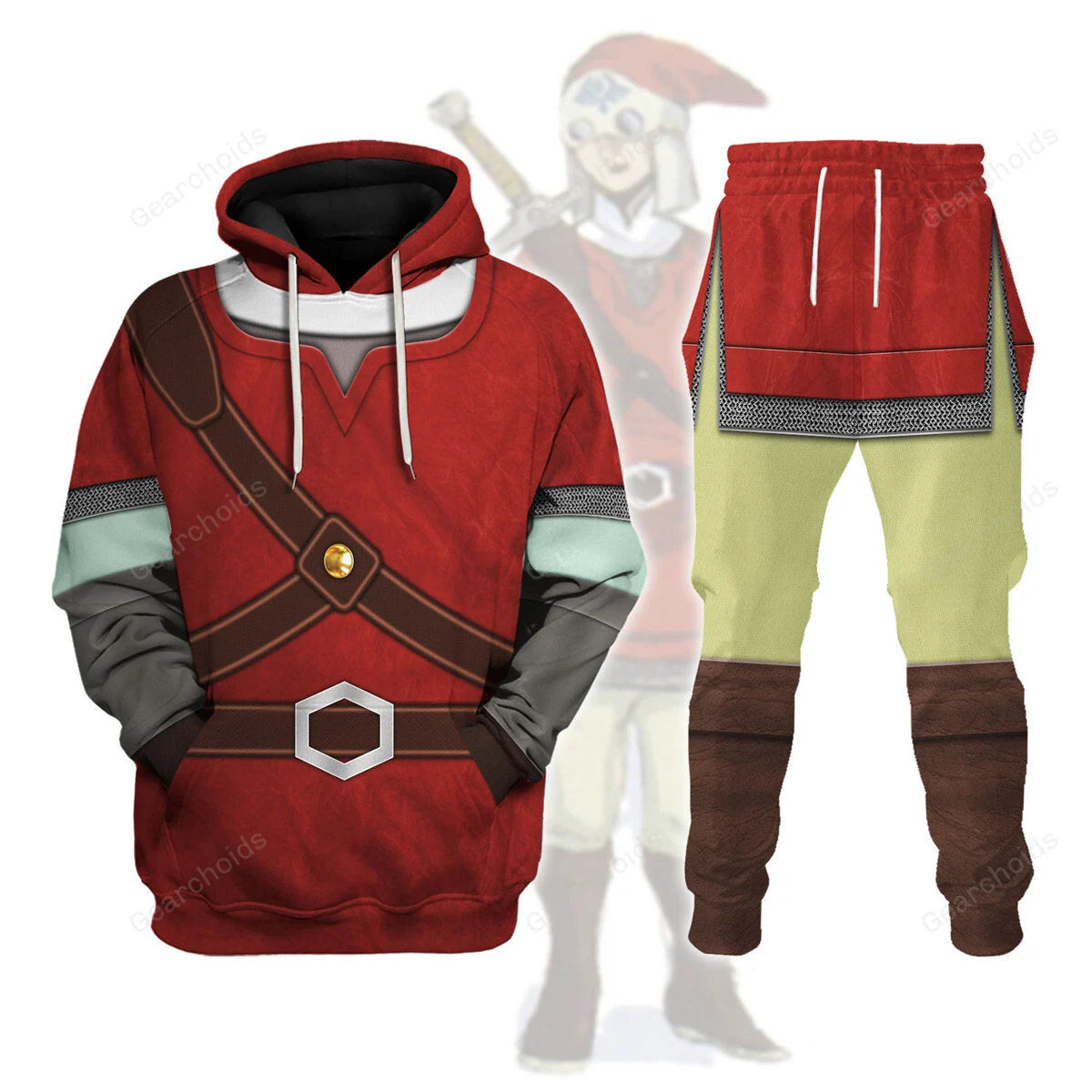 Knights Of Skyloft Red Hoodie Sweatshirt Sweatpants