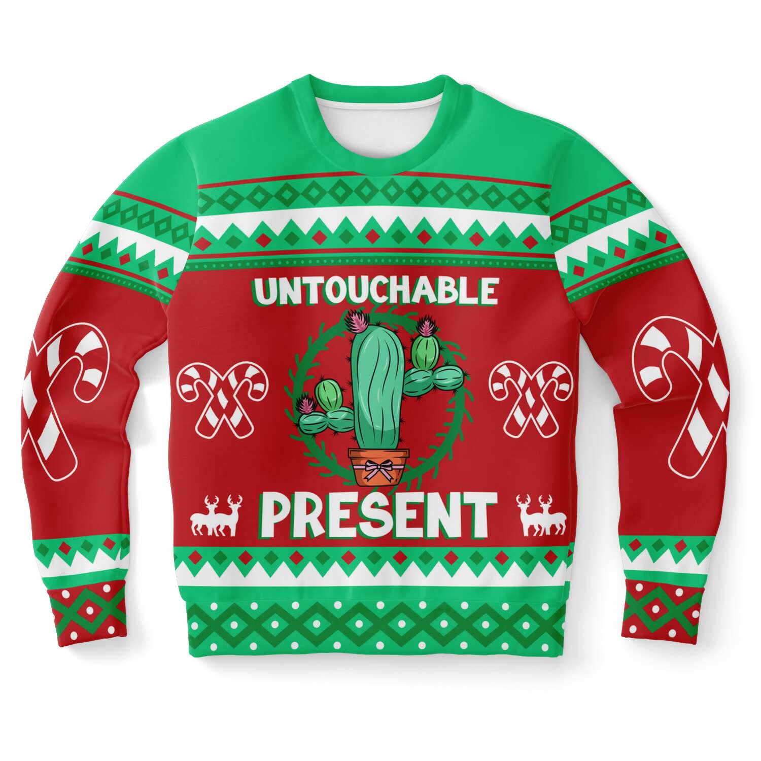 Cactus Untouchable Ugly Christmas Sweater