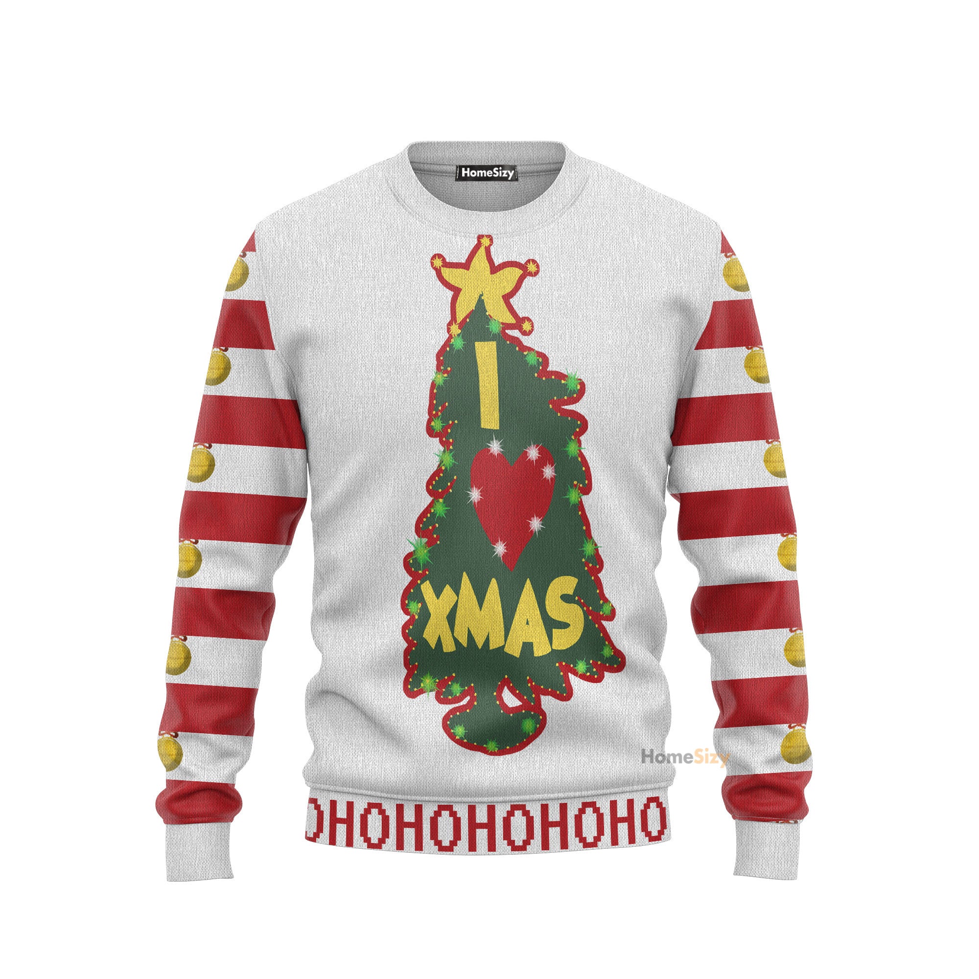 Grinch I Love Christmas Ugly Sweater