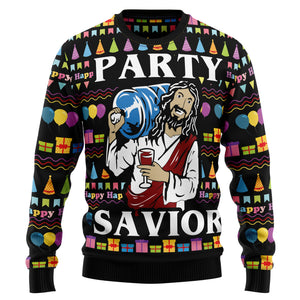 Jesus's Party Ugly Christmas Sweater For Men And Women