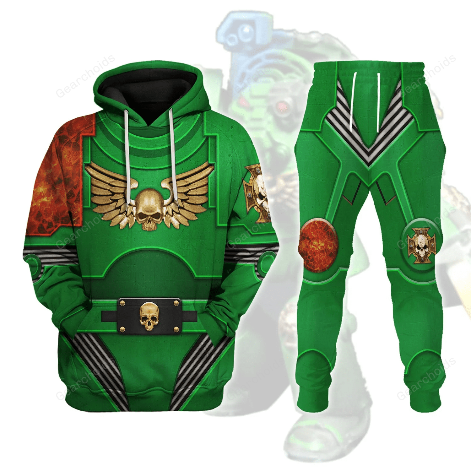 Terminator Armor Salamanders - Costume Cosplay Hoodie Sweatshirt Sweatpants WHHS132