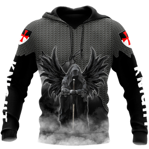 Knight And Wings From The Hell For Men And Women Hoodie