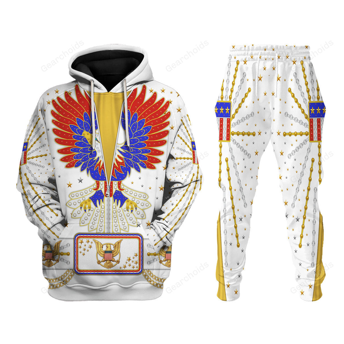 Elvis New Generation Eagle - Costume Cosplay Hoodie Sweatshirt Sweatpants