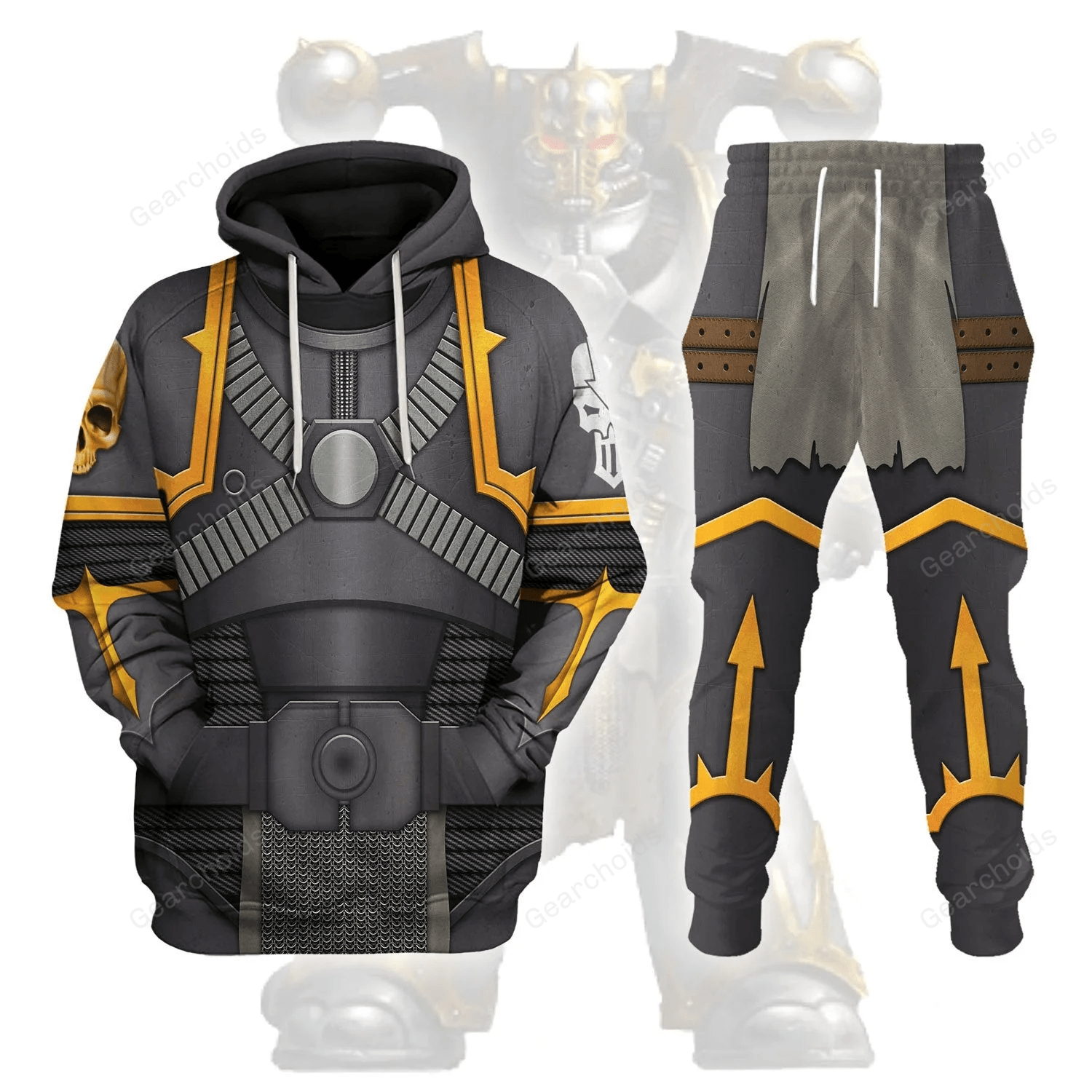 Iron Warriors Legion Colour Scheme - Costume Cosplay Hoodie Sweatshirt Sweatpants