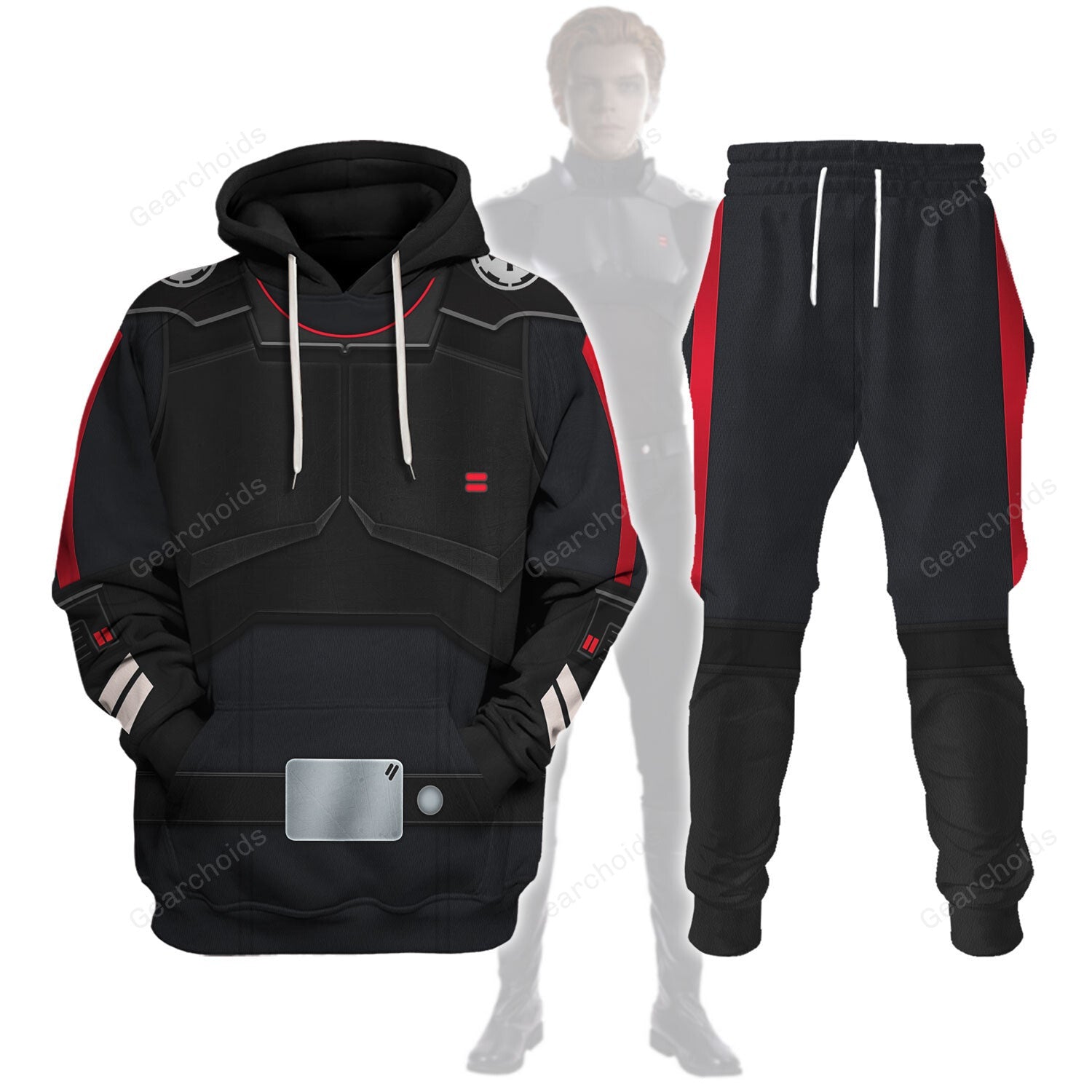 Star Wars The Inquisitor's Armor Costume Hoodie Sweatshirt Sweatpants SWHS85