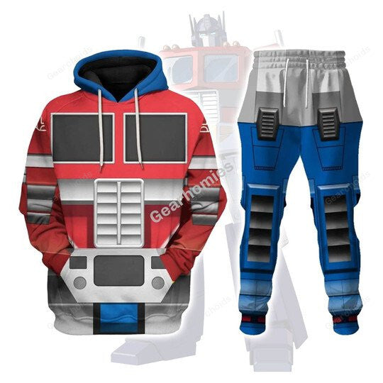 Transformers Robot Op timus Prime - Costume Cosplay Hoodie Sweatshirt Sweatpants